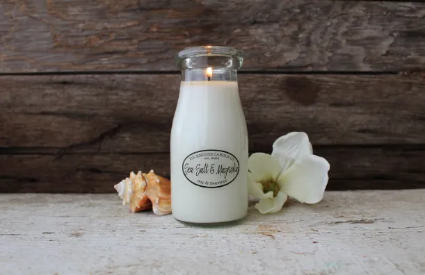 Milk Bottle Candles