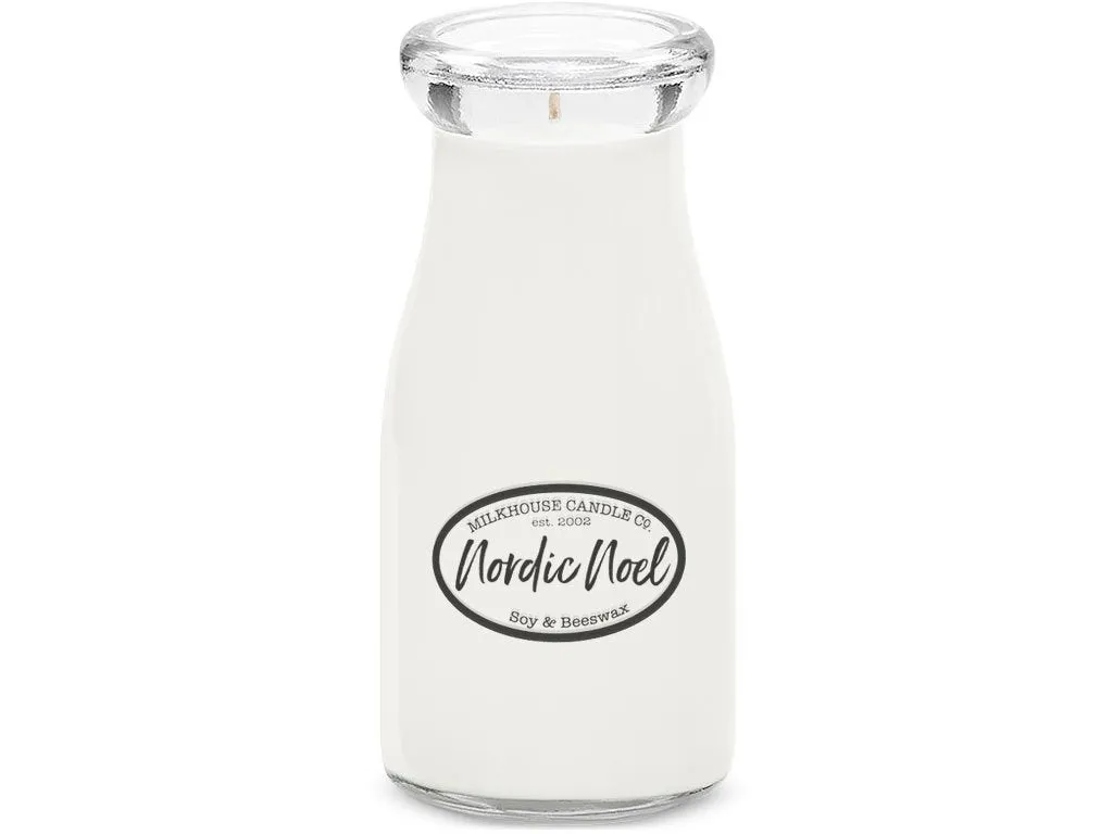 Milk Bottle Candles