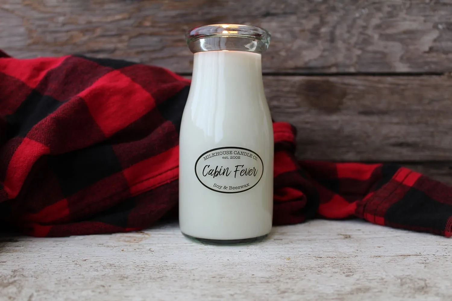 Milk Bottle Candles