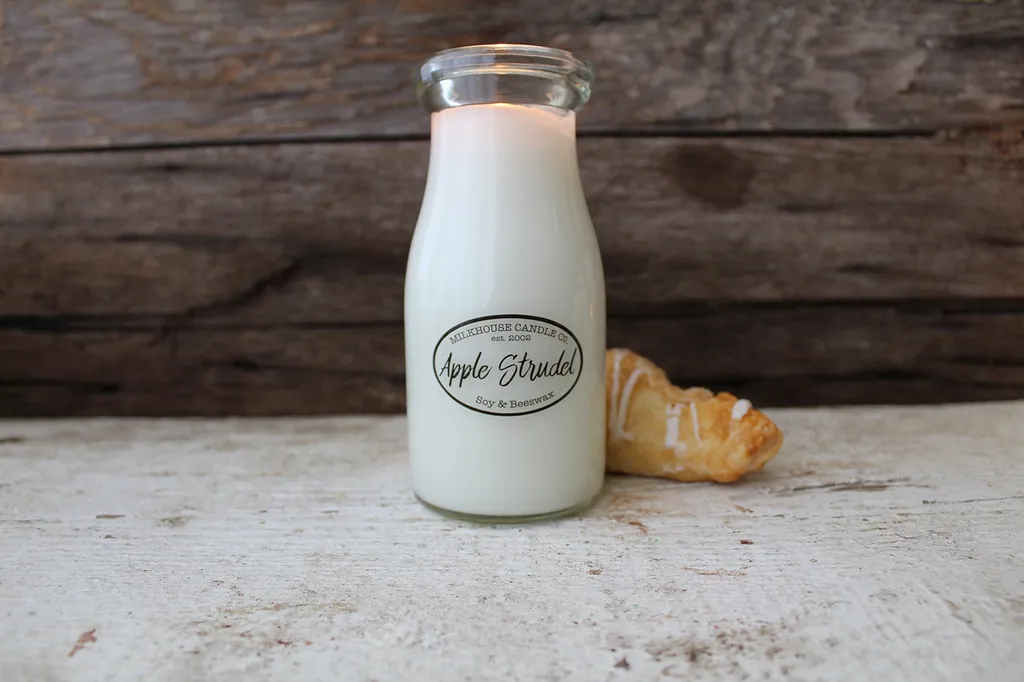 Milk Bottle Candles