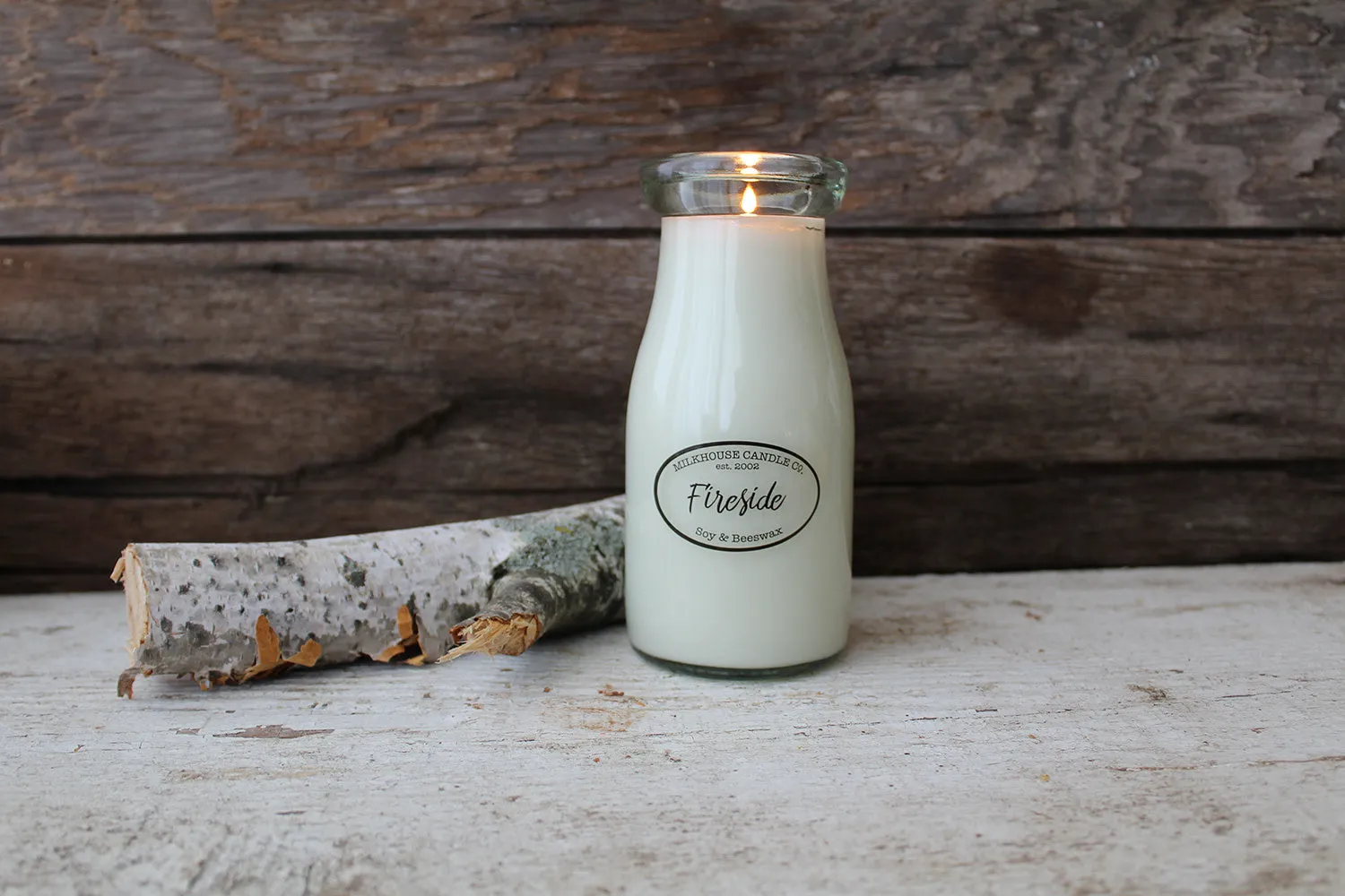 Milk Bottle Candles