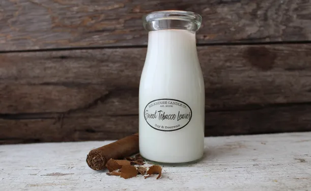 Milk Bottle Candles