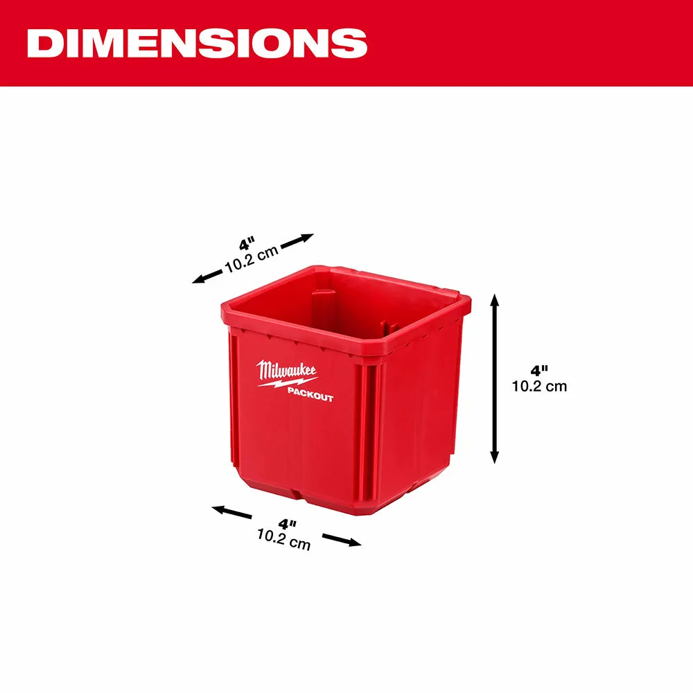 Milwaukee 48-22-8062 2PK PACKOUT Shop Storage Bin Set