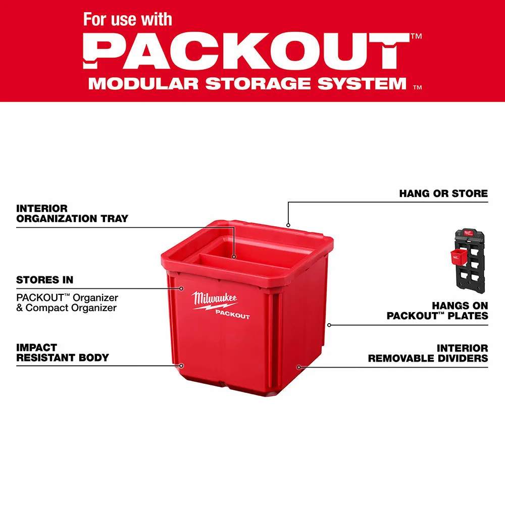 Milwaukee 48-22-8062 2PK PACKOUT Shop Storage Bin Set