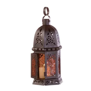 Moroccan Candle Lantern 10"