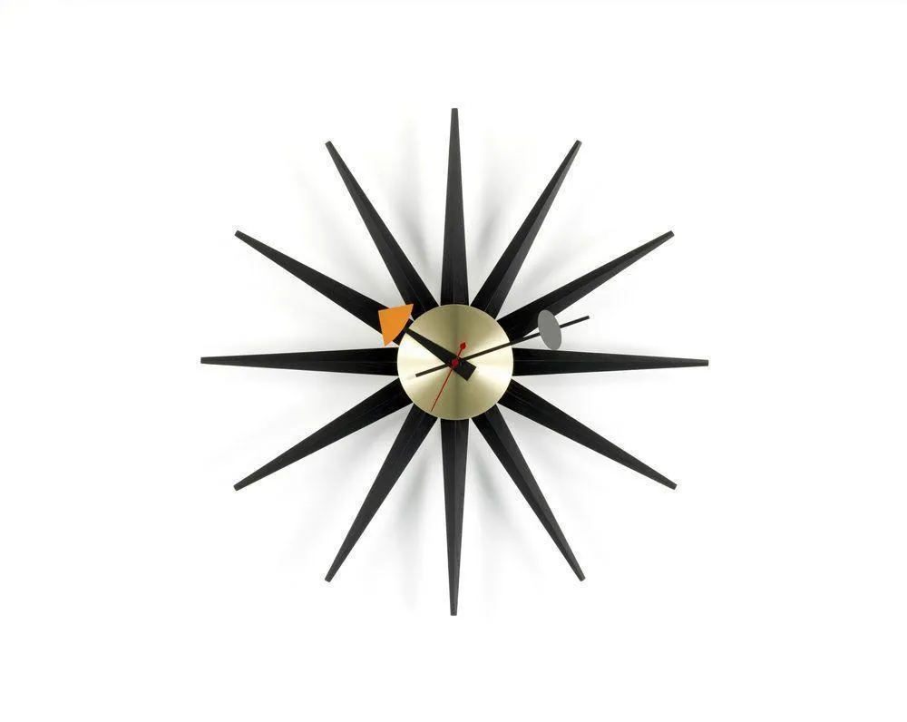 Nelson Sunburst Clock