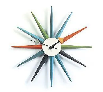 Nelson Sunburst Clock