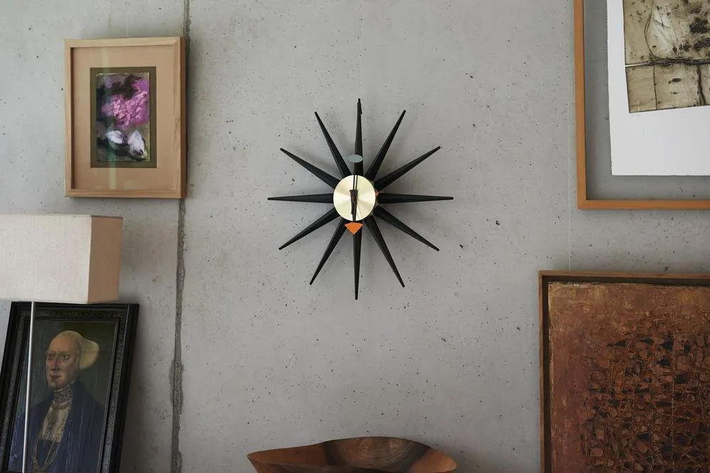 Nelson Sunburst Clock