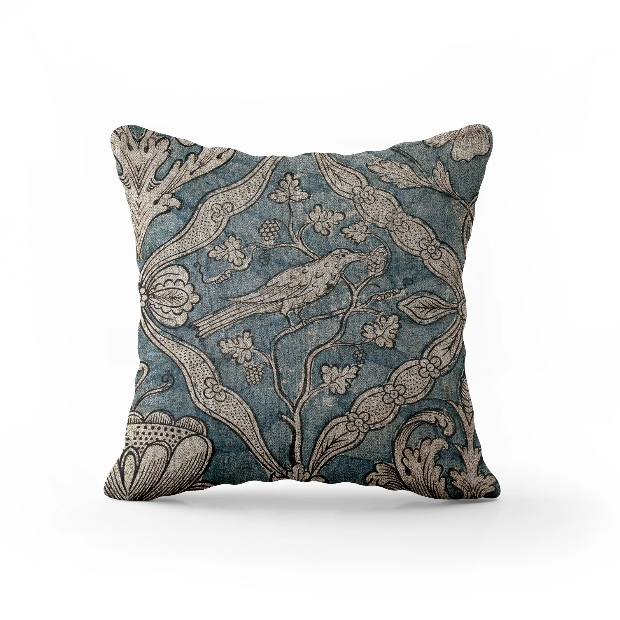 Nightingale-Poppy Cushion