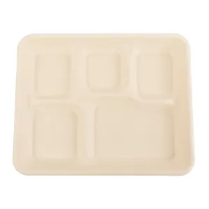 No PFAS added 5 Compartment Value Trays, Case of 500