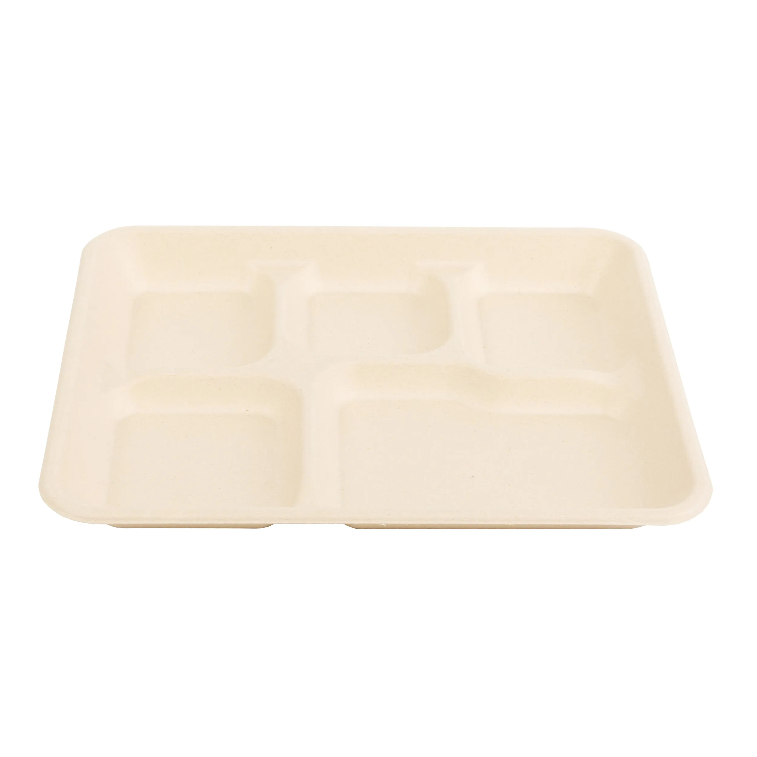 No PFAS added 5 Compartment Value Trays, Case of 500