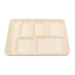 No PFAS added 6 Compartment Trays, Case of 250