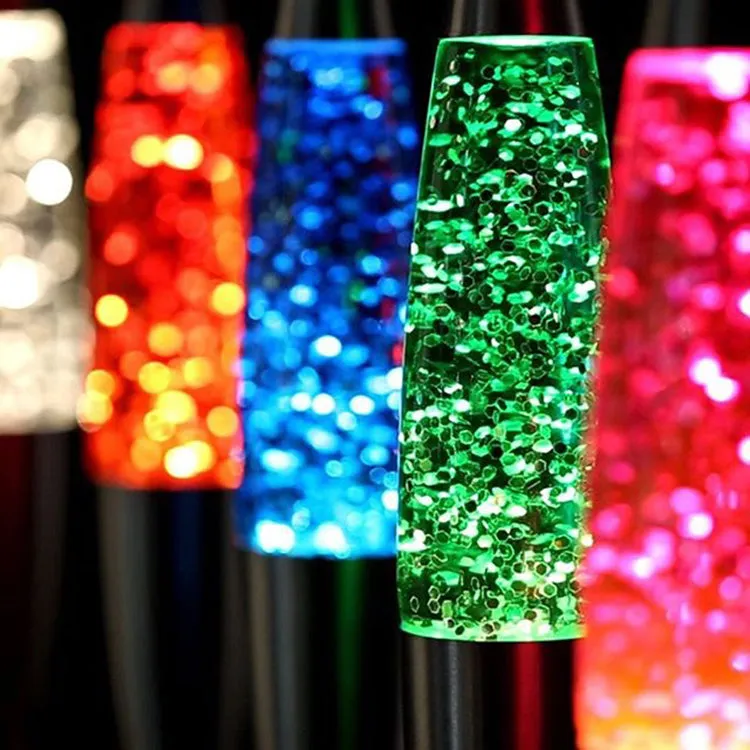 Peace Motion Glitter Lamp | Green