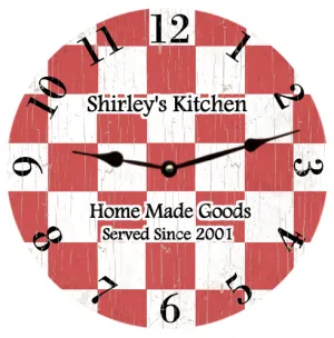 Personalized Cooking Clock- Personalized Kitchen Clock