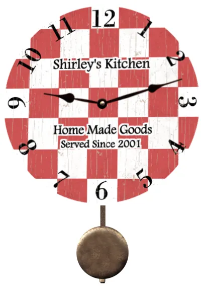 Personalized Cooking Clock- Personalized Kitchen Clock