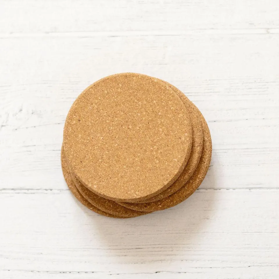 Personalized Fall Cork Coasters