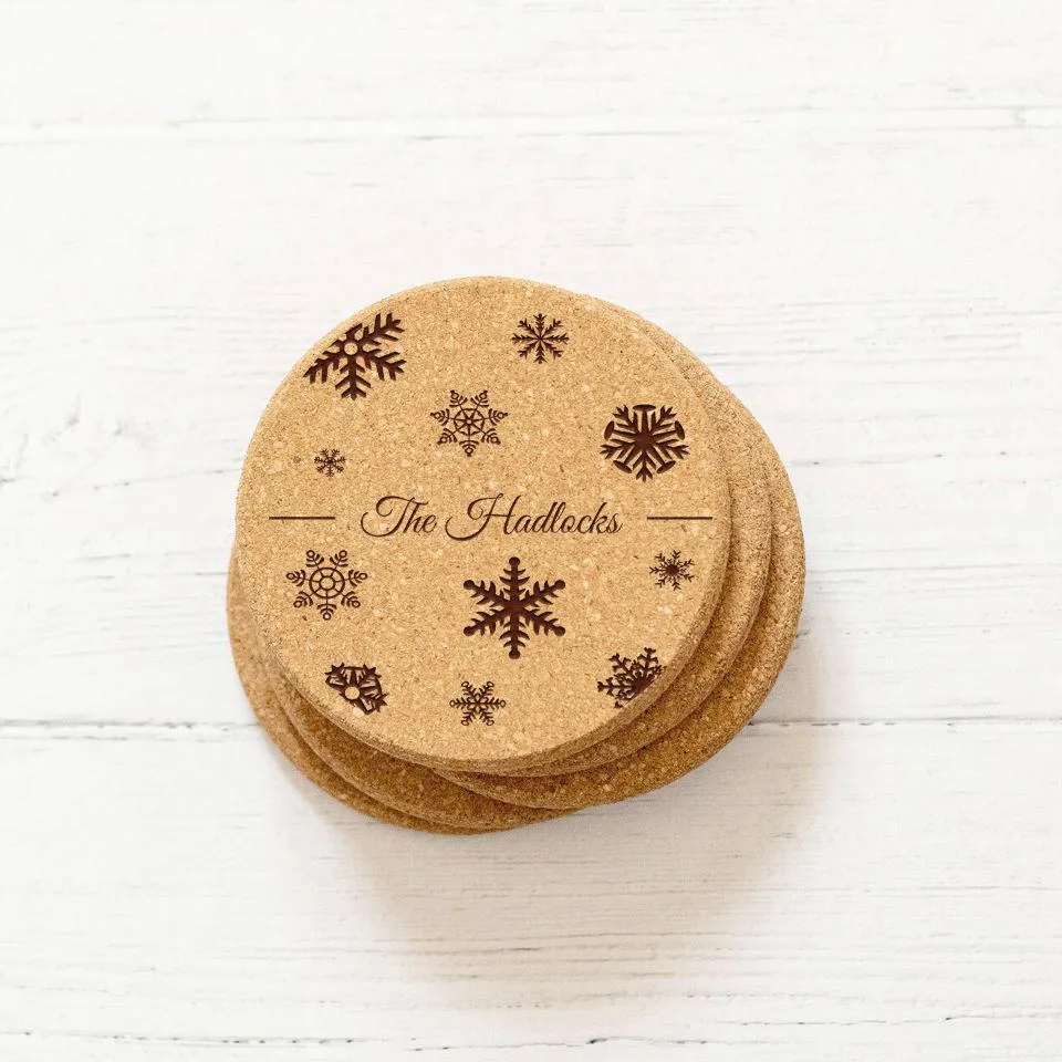 Personalized Thick Cork Coasters