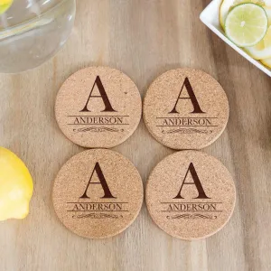 Personalized Thick Cork Coasters