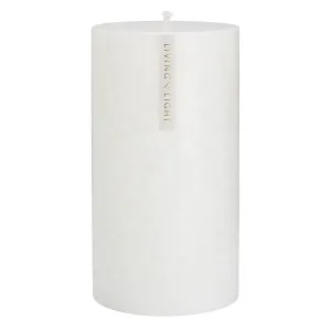 Pinot Blanc Pillar Candle (White) Large 100mm