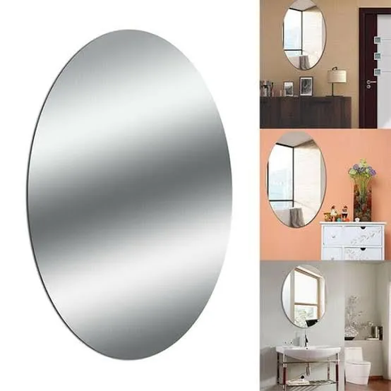 Premium Oval Wall Mirror, 20 x 30 cm (Royal GHAR)