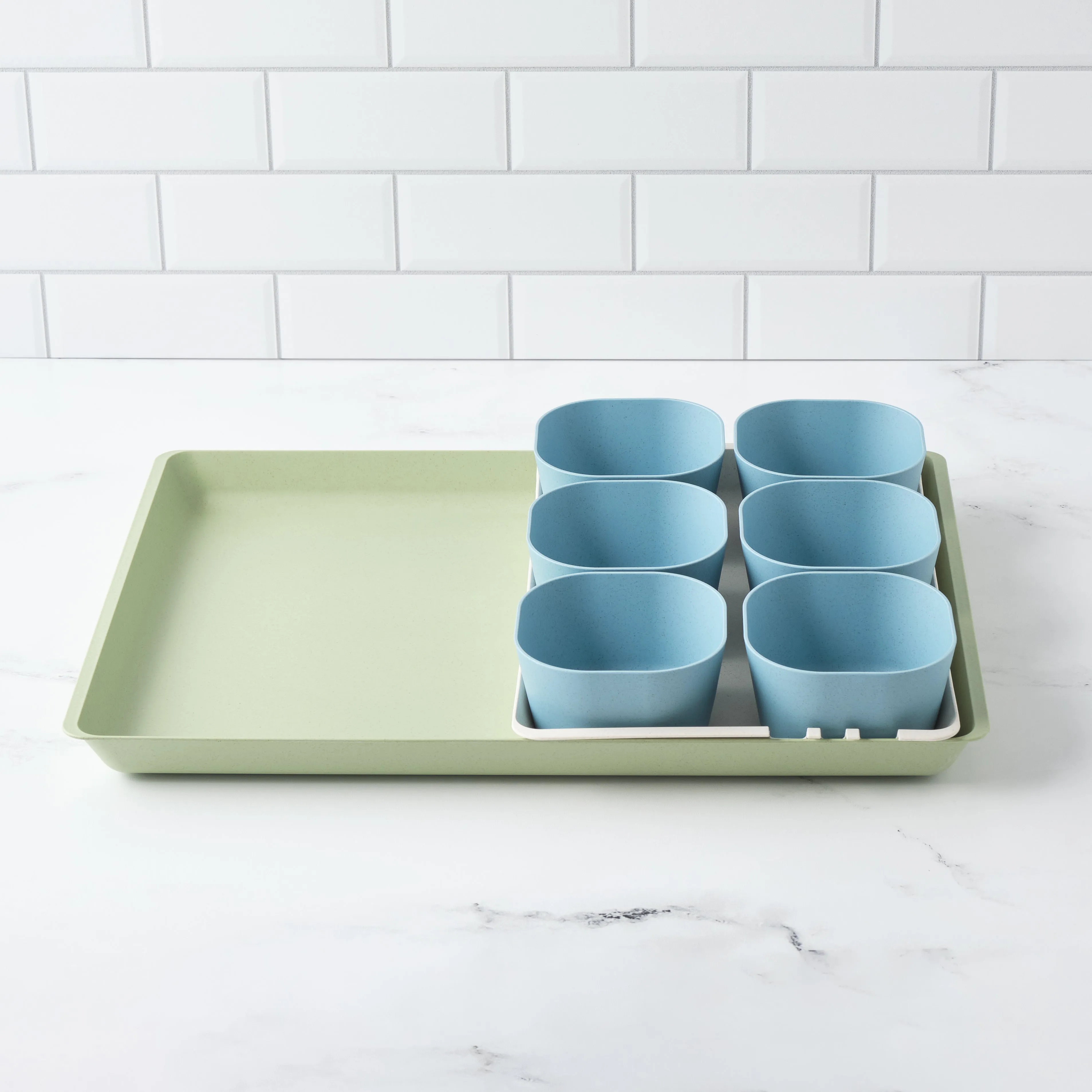 Prep 'N Serve Trays & Bowls Set