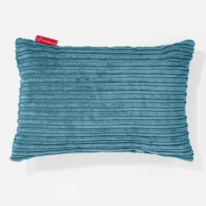 Rectangular Scatter Cushion Cover 35 x 50cm - Cord Aegean Blue