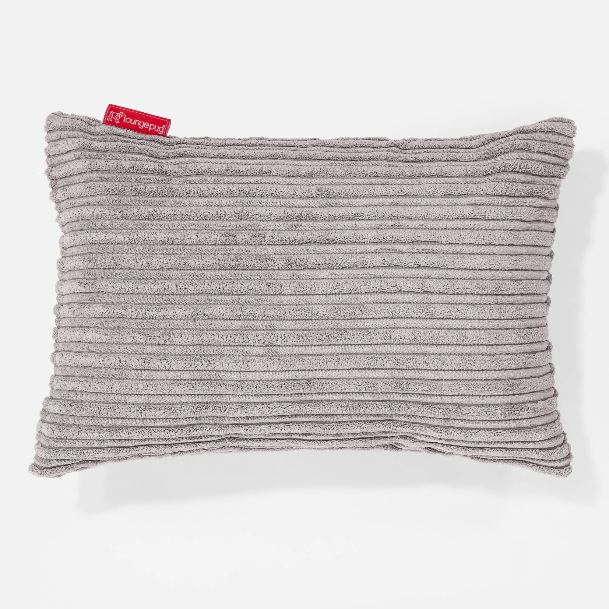 Rectangular Scatter Cushion Cover 35 x 50cm - Cord Silver Grey