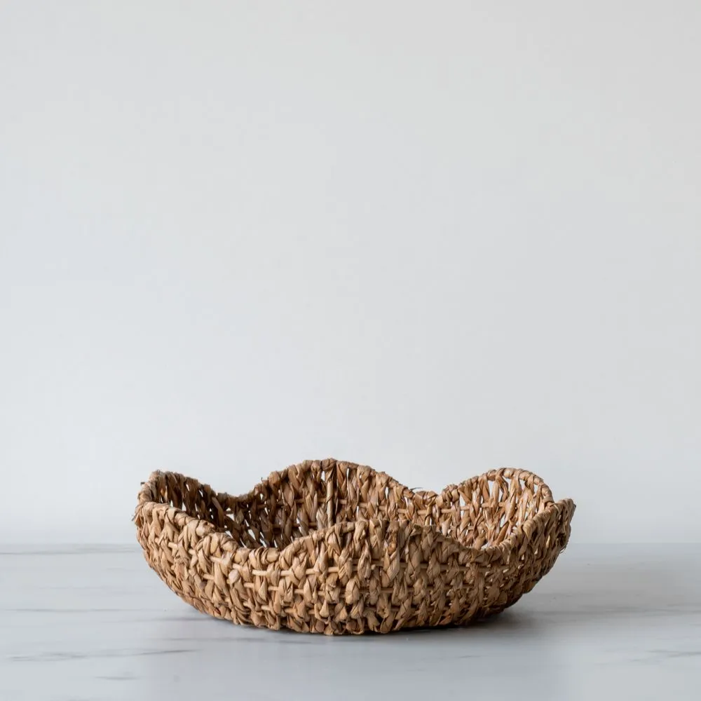 Round Scalloped Bankuan Baskets