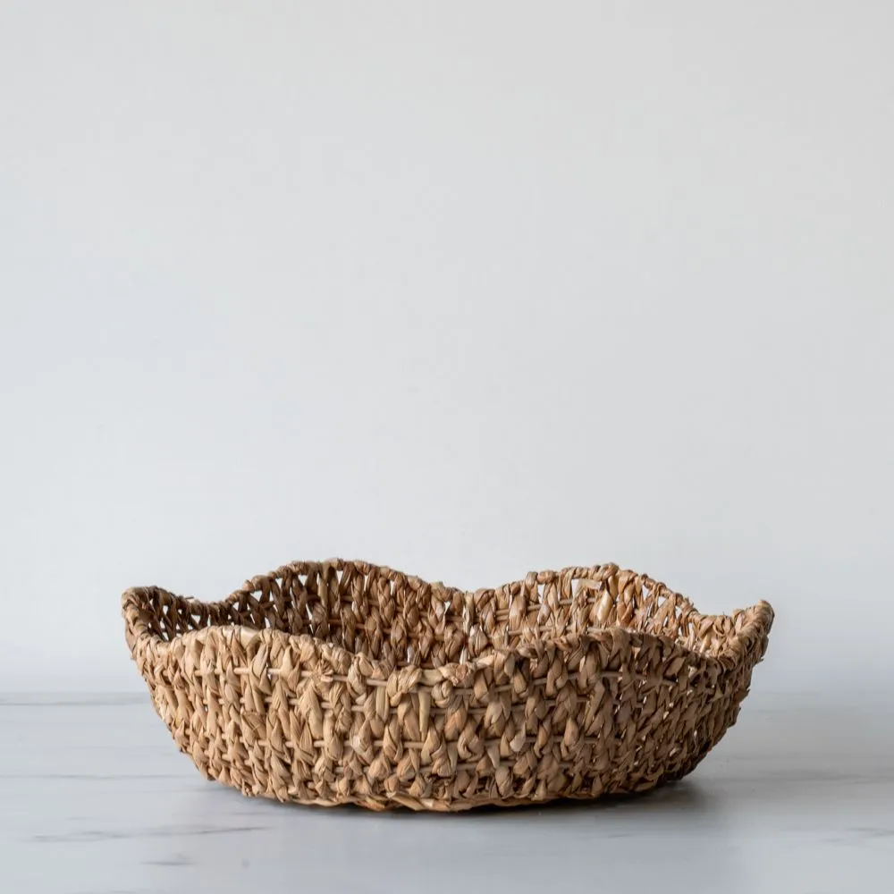 Round Scalloped Bankuan Baskets