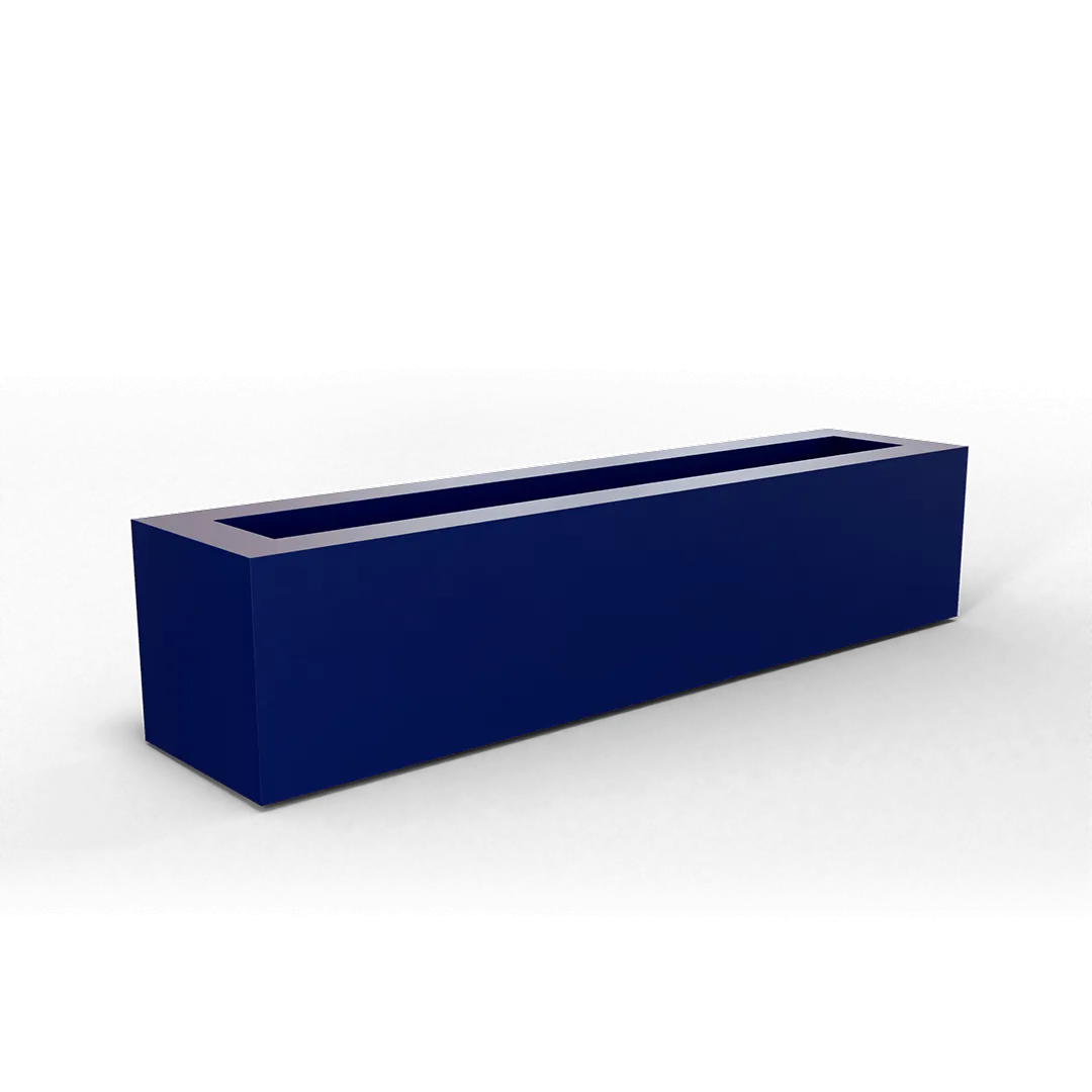 Salon Narrow Low Rectangular Planter