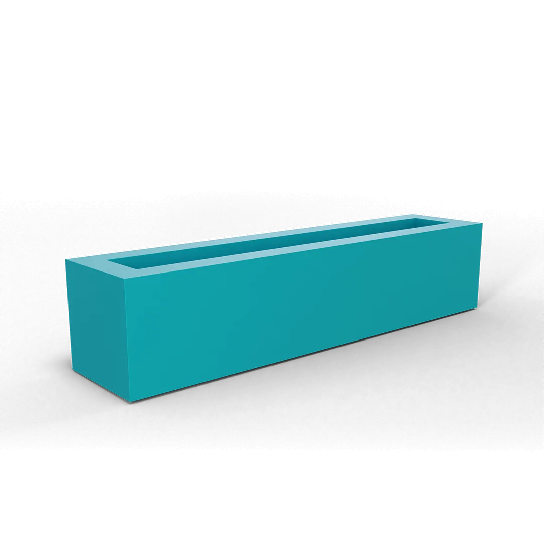 Salon Narrow Low Rectangular Planter