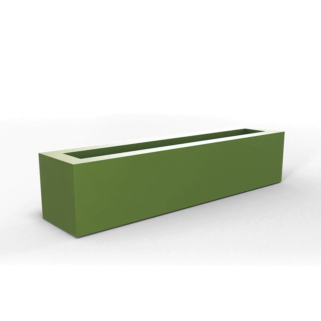 Salon Narrow Low Rectangular Planter