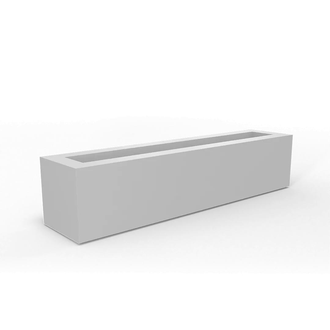 Salon Narrow Low Rectangular Planter