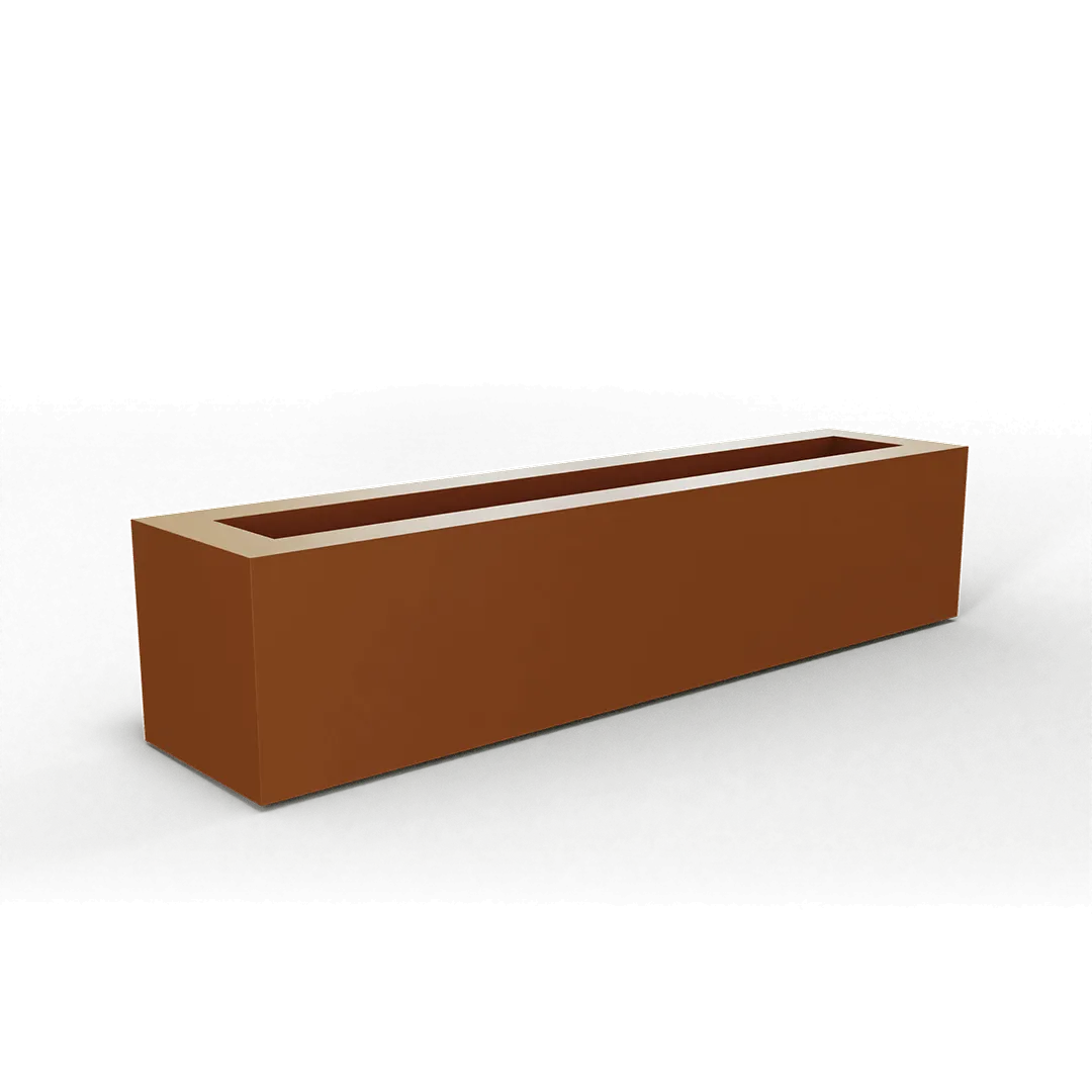 Salon Narrow Low Rectangular Planter