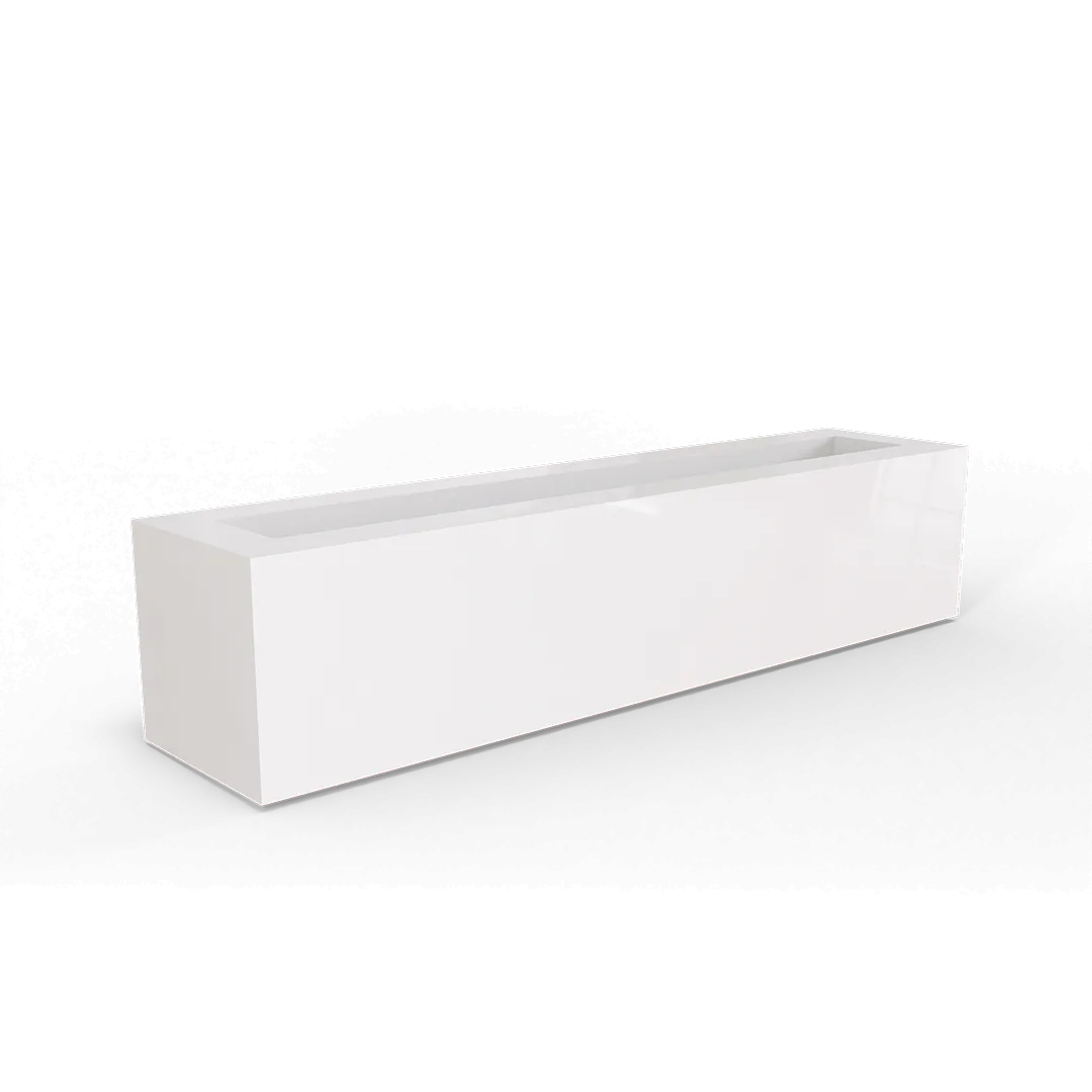 Salon Narrow Low Rectangular Planter