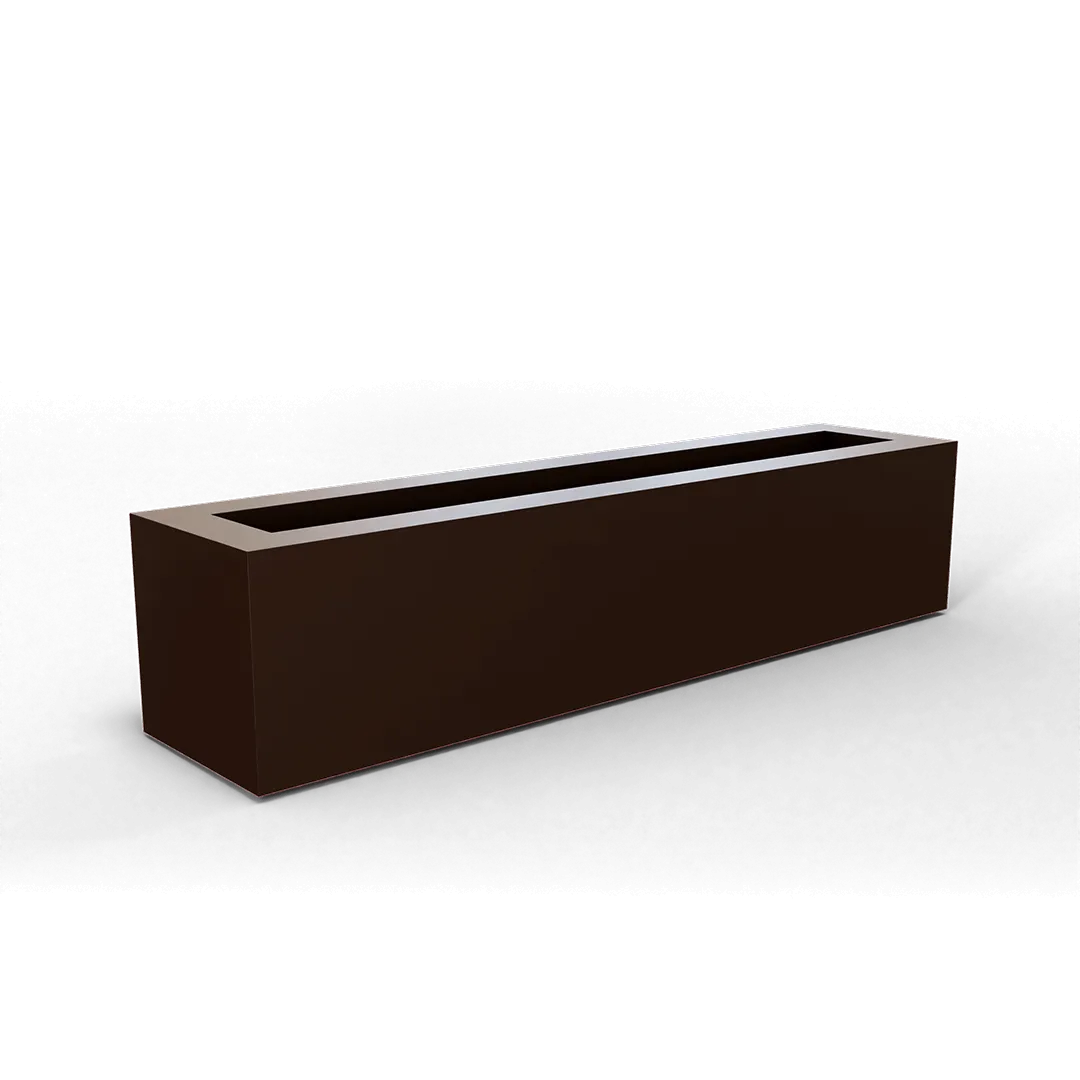 Salon Narrow Low Rectangular Planter