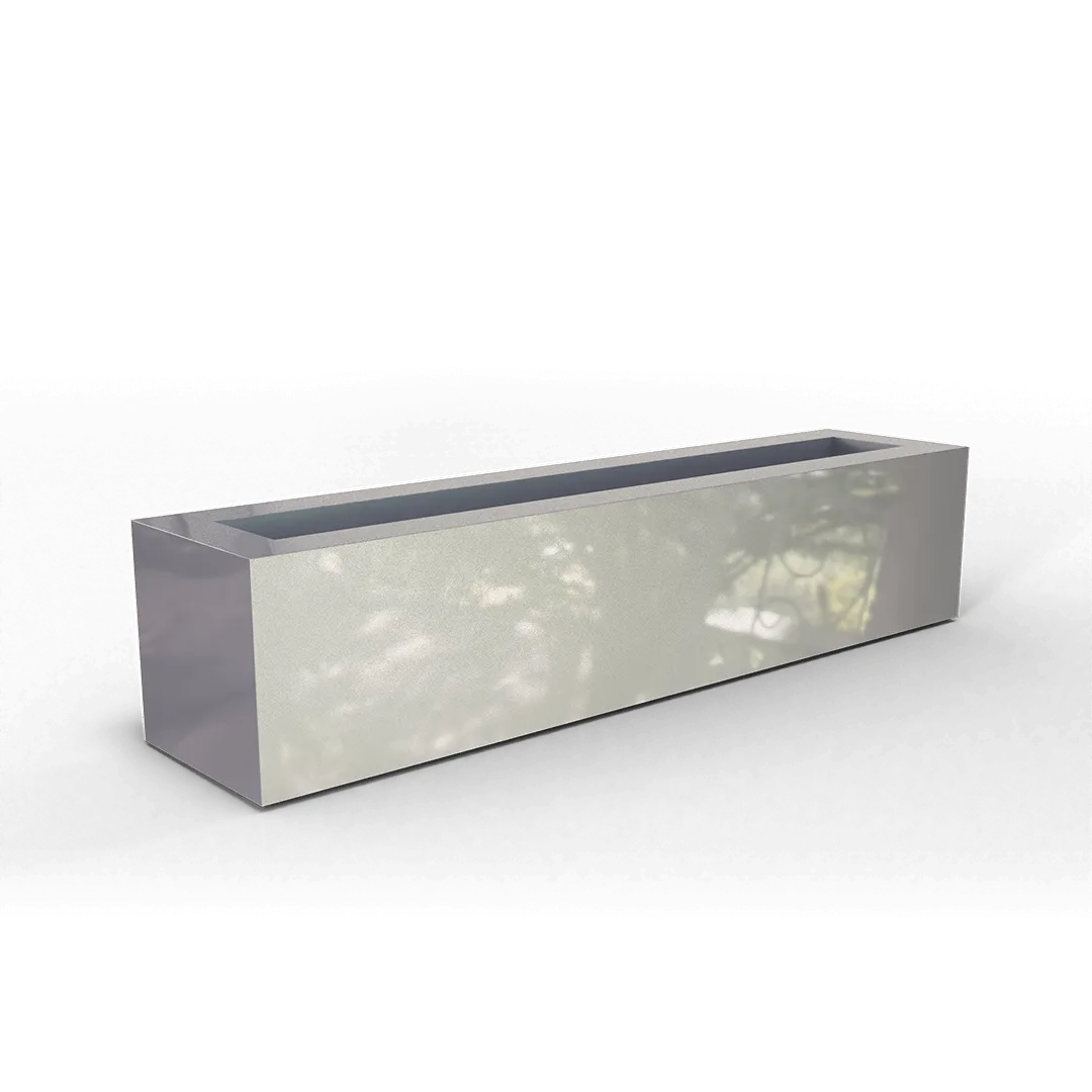 Salon Narrow Low Rectangular Planter