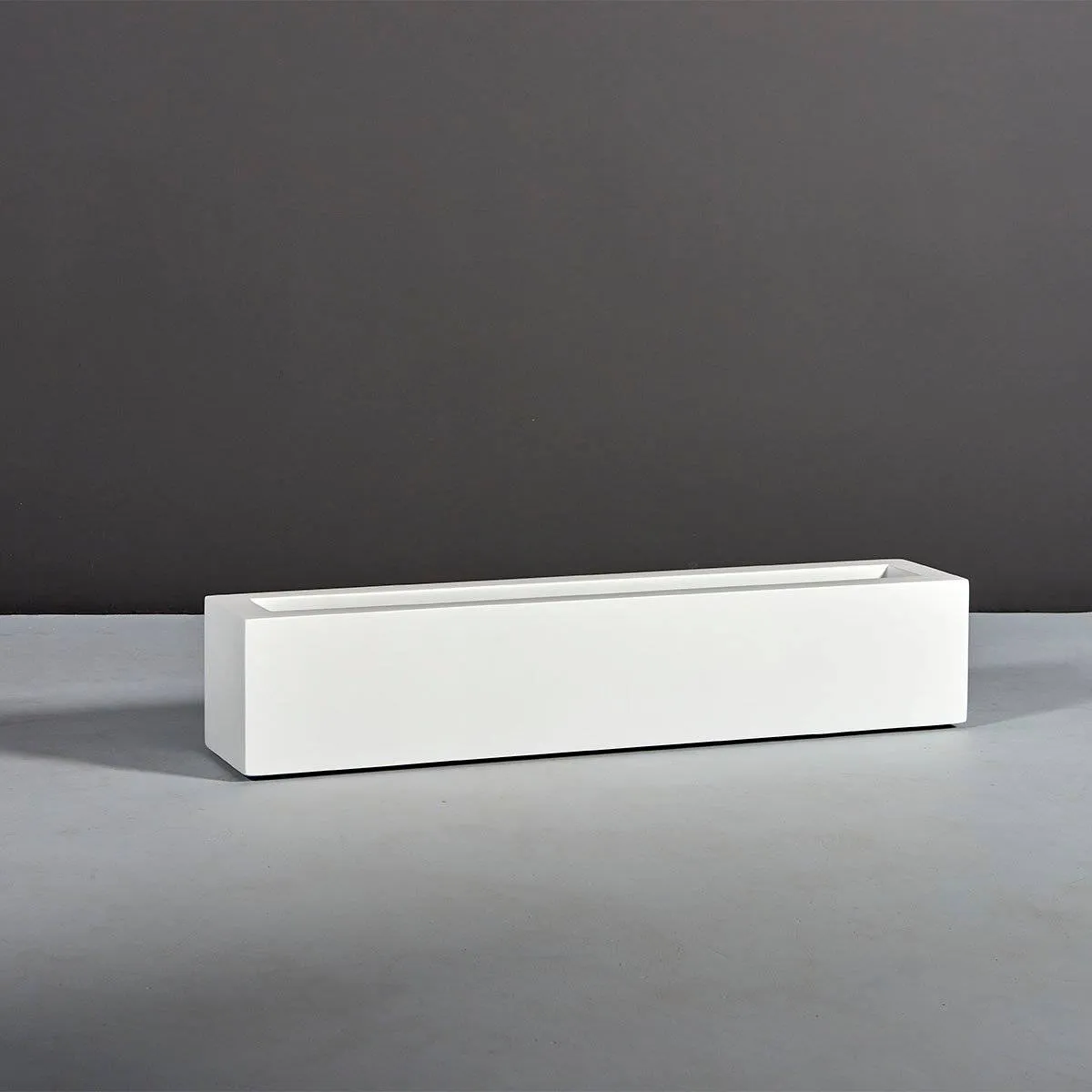 Salon Narrow Low Rectangular Planter