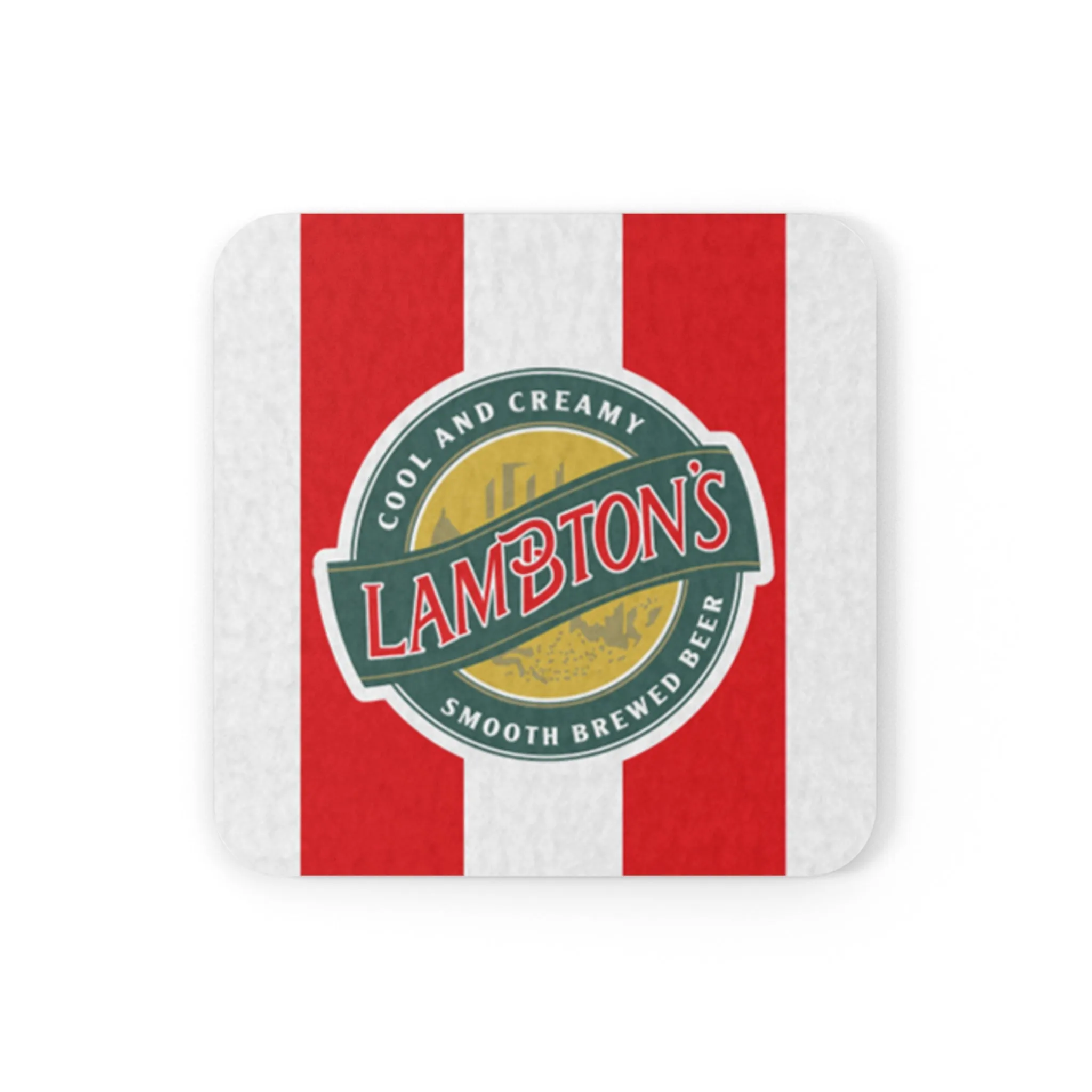 Sunderland Retro Lambtons Corkwood Coaster Set