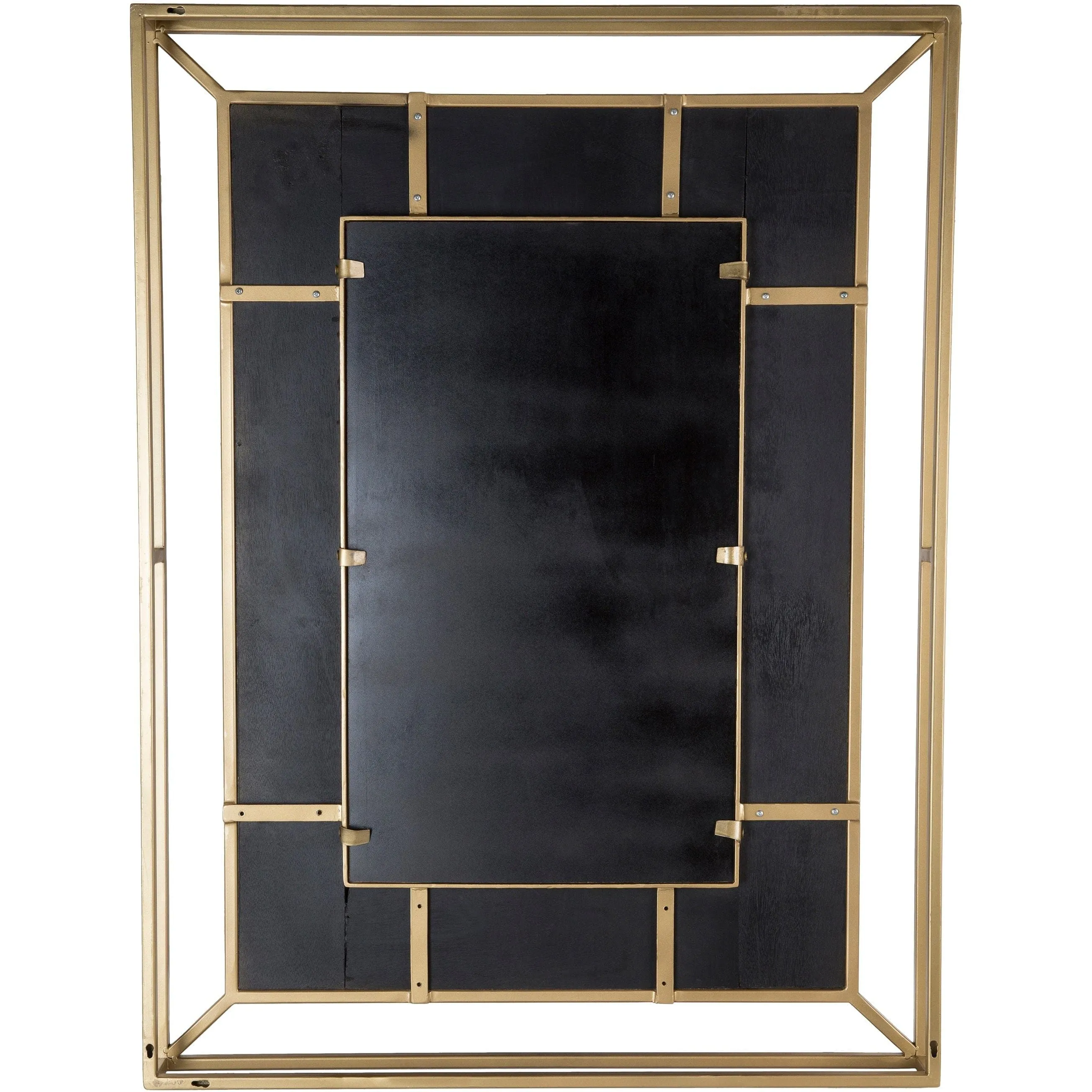 SURYA Allure Gold Decorative Wall Mirror 36W x 48H - LLU001-3648