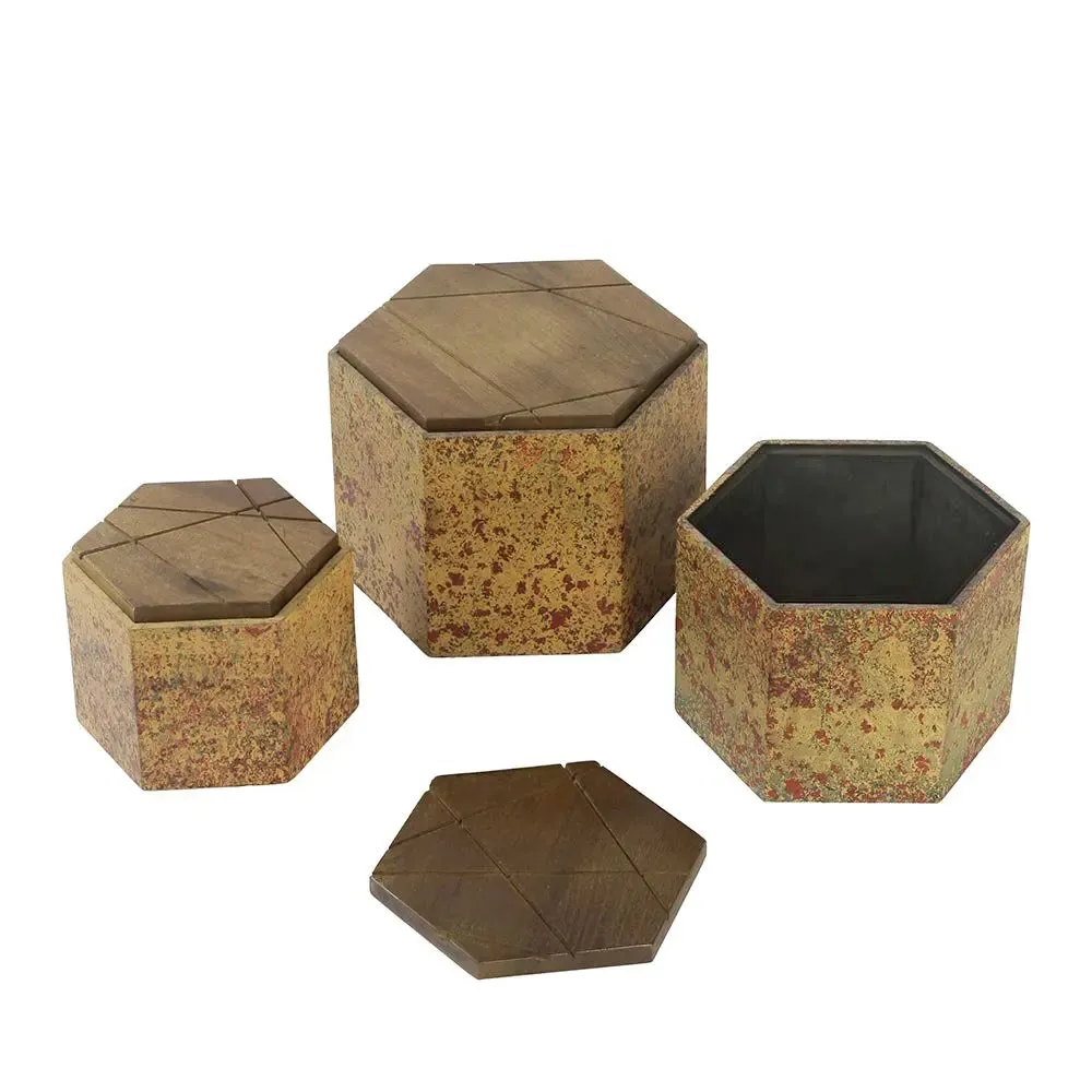 Tequila Sunrise Brown Boxes in 3 Sizes