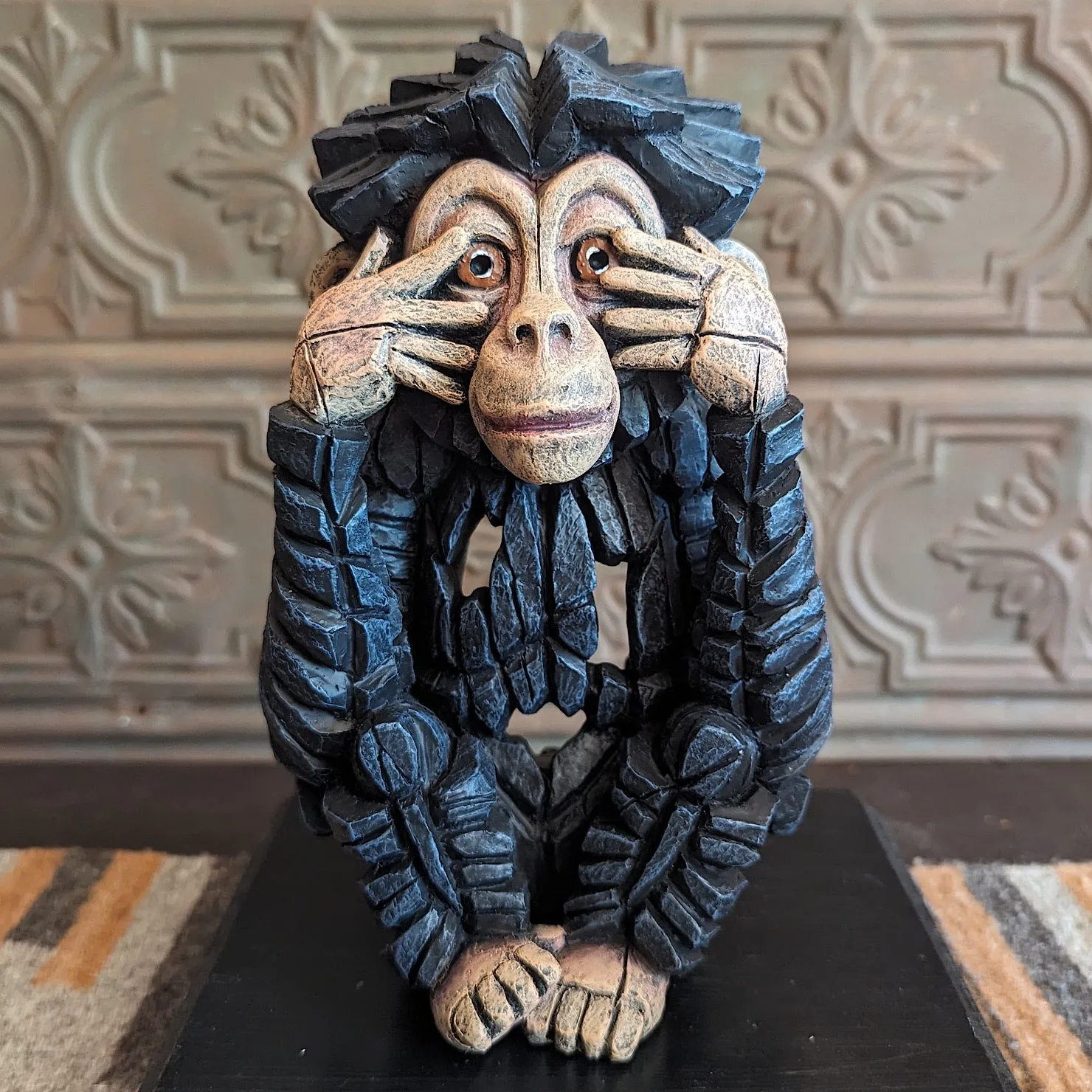 Three Wise Monkeys Edge Sculptures by Matt Buckley