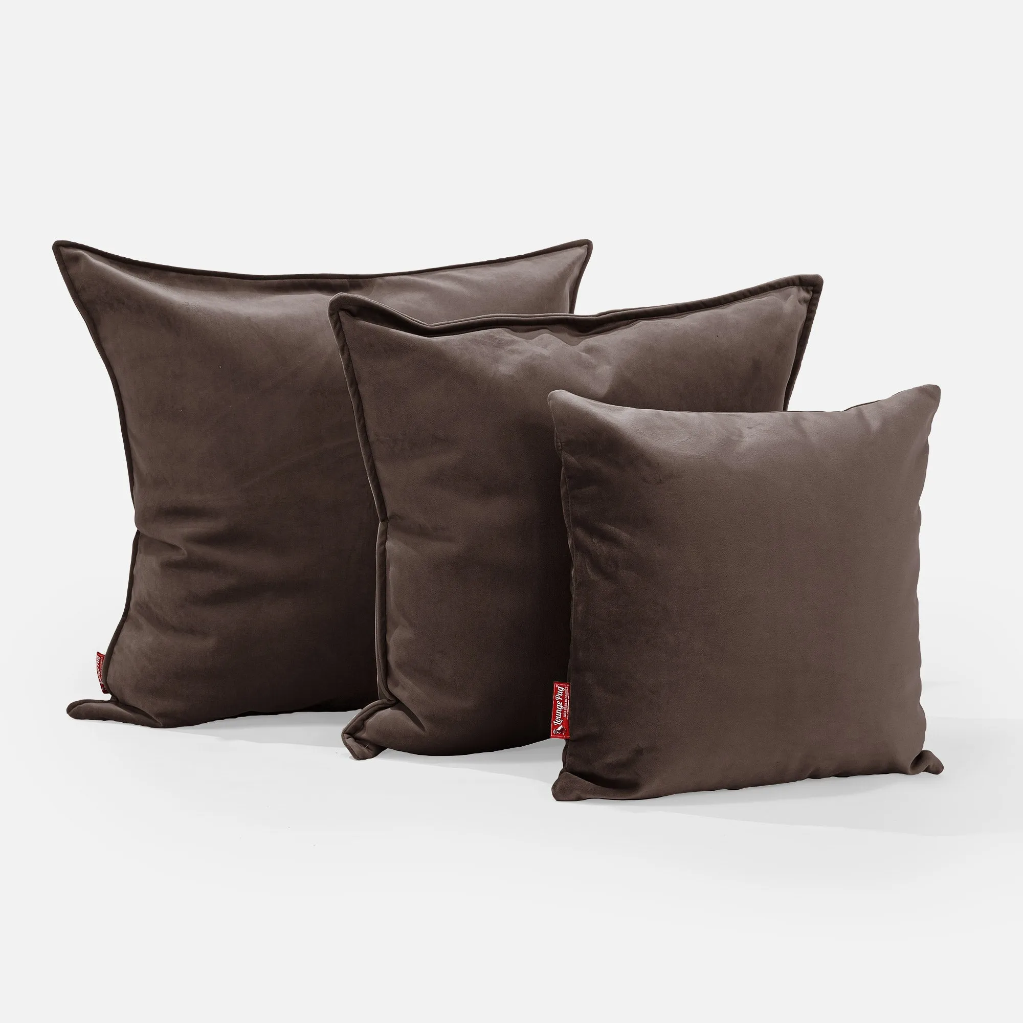 Throw Pillow Cover 47 x 47cm - Velvet Espresso