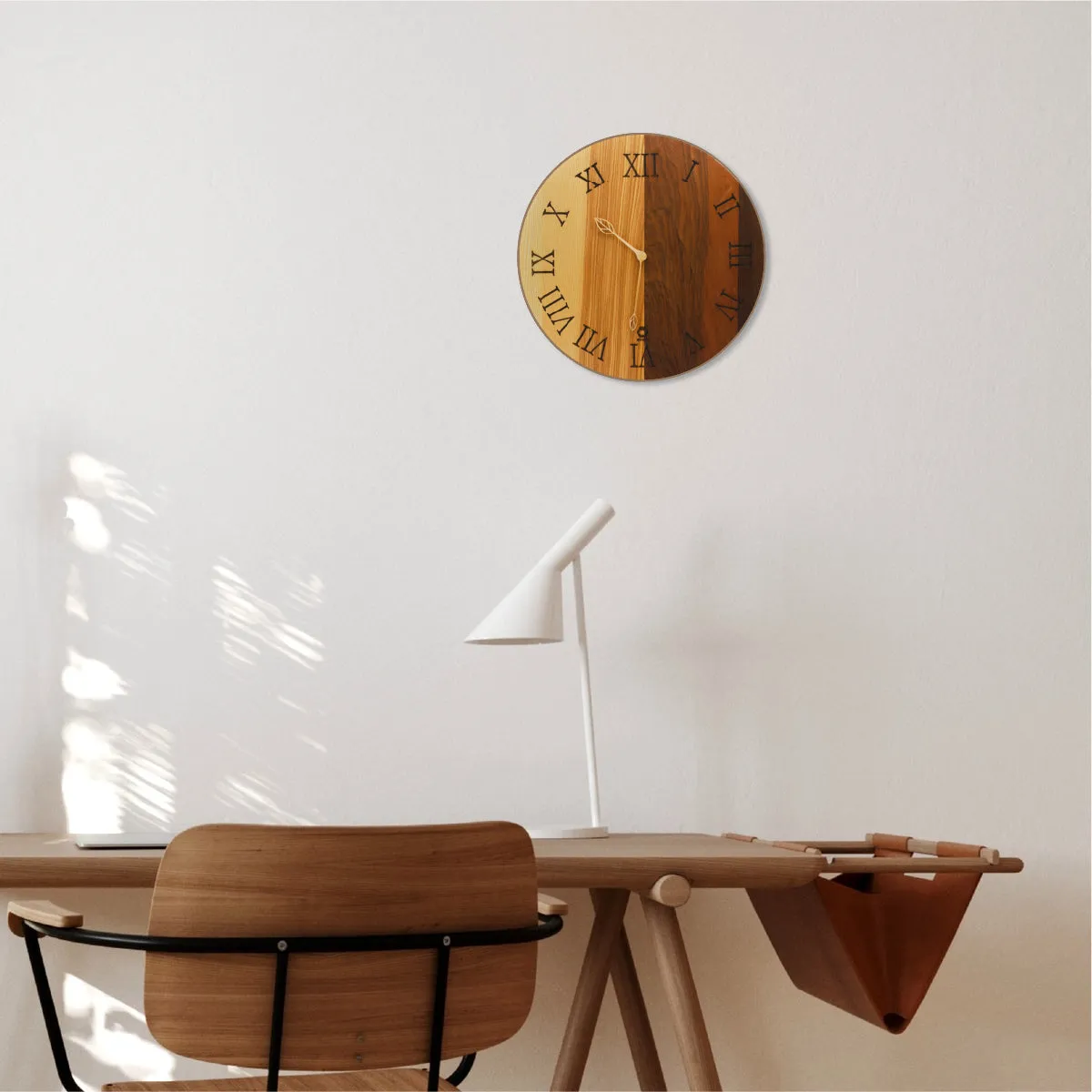 Tidskontrasten-Wooden Wall Clock