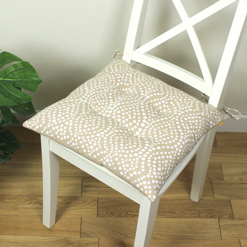 Twin Pack of Seat Pads 43 x 43cm - Geometric Print