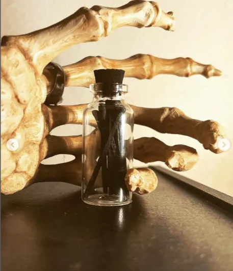 Vial of Black Matches by Sick Wax World