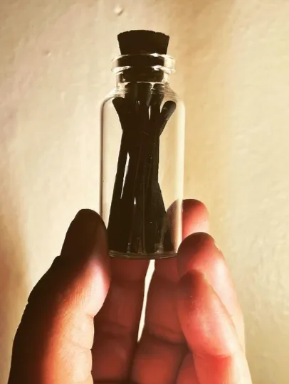 Vial of Black Matches by Sick Wax World