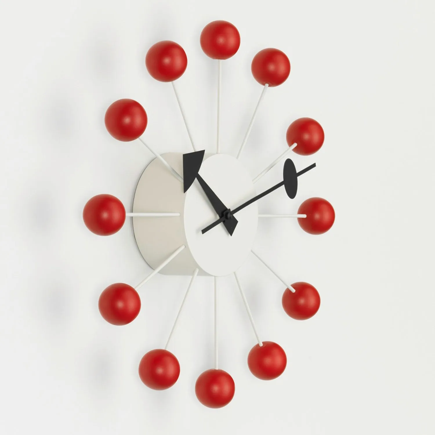 vitra | george nelson ball clock | red