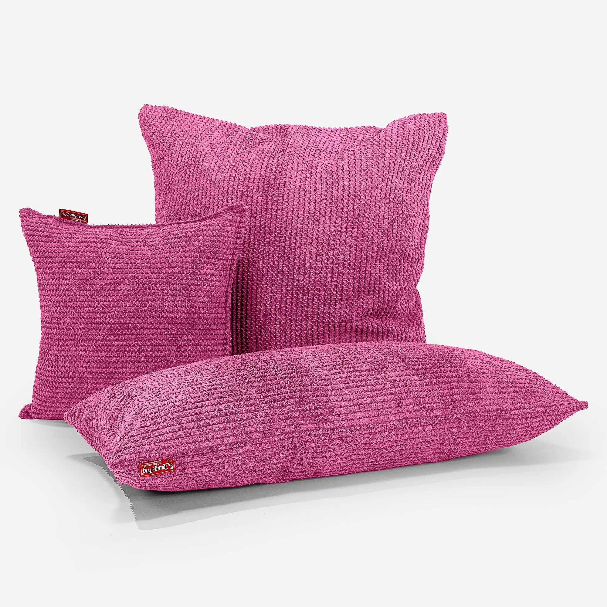 XL Rectangular Support Cushion Cover 40 x 70cm - Pom Pom Pink