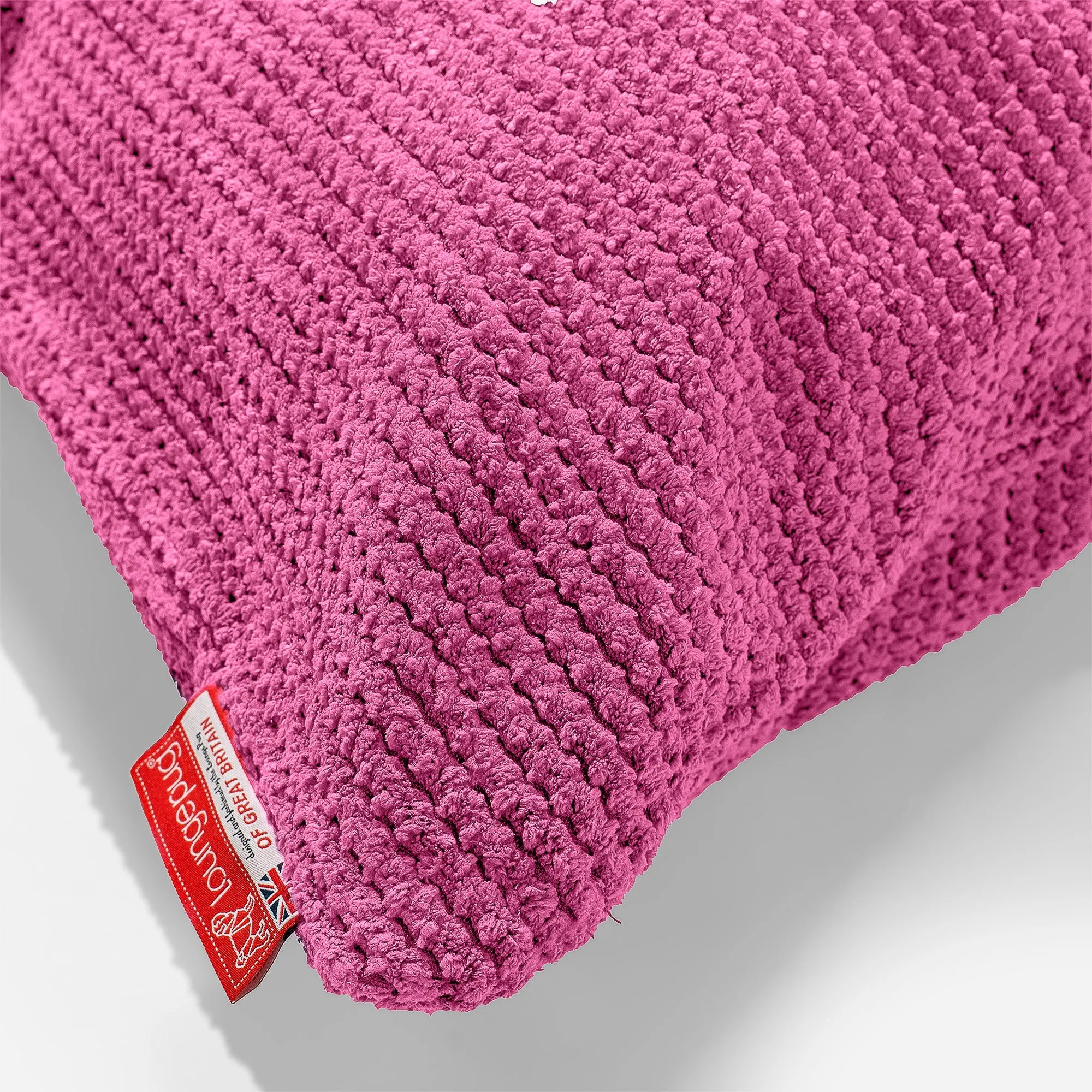 XL Rectangular Support Cushion Cover 40 x 70cm - Pom Pom Pink